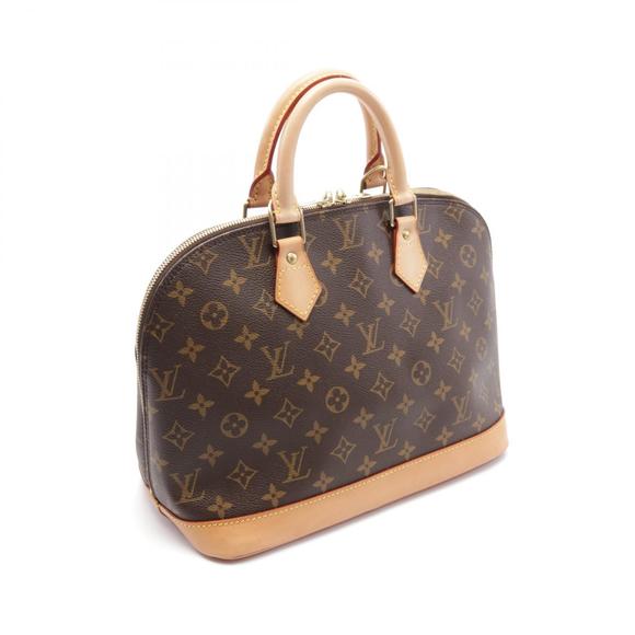 LOUIS VUITTON Alma PM Handbag Leather Brown - Picture 2 of 9